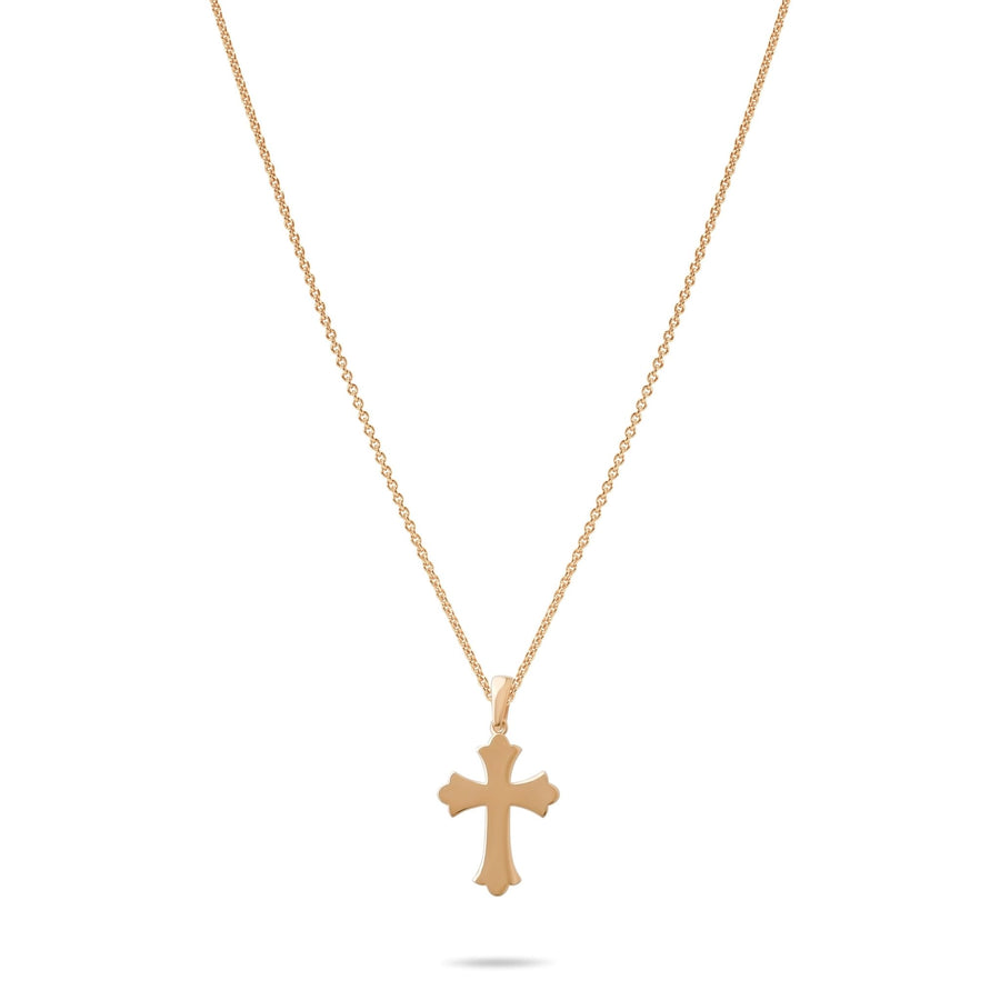 14ct Gold Cross Pendant – Timeless Religious Jewellery for Women and Men - Pendant Only - Kolié
