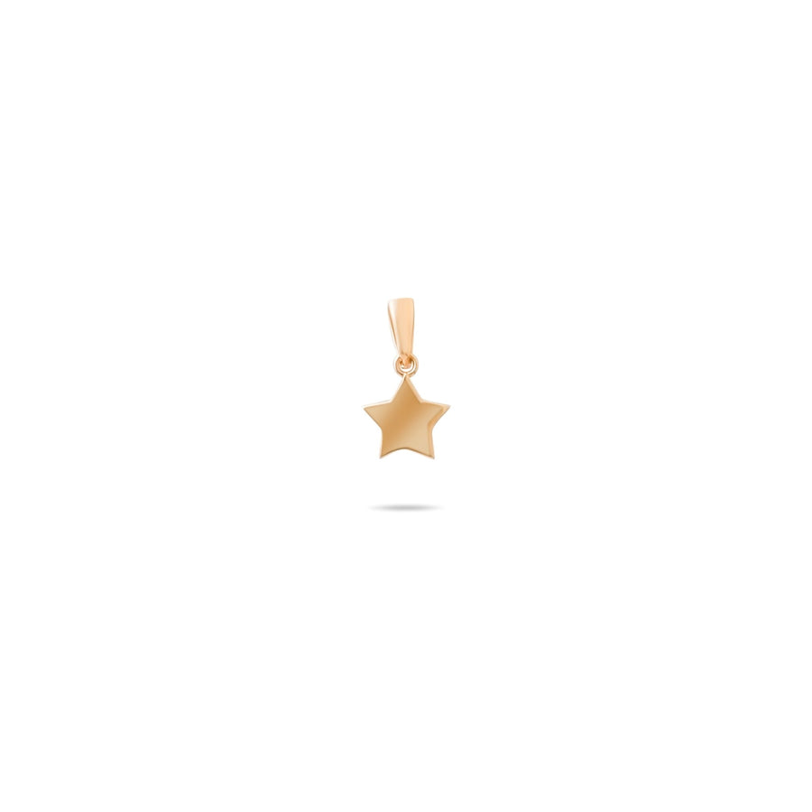 14ct Gold Tiny Star Pendant – Perfect Christmas Gift - Pendant Only - Kolié