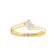 Kolié 9ct Gold Classic Solitaire Zirconia Ring - Essence of Elegance - Kolié