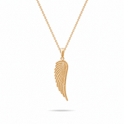 14ct Gold Angel Wing Pendant - Pendant Only - Kolié Fine Jewellery