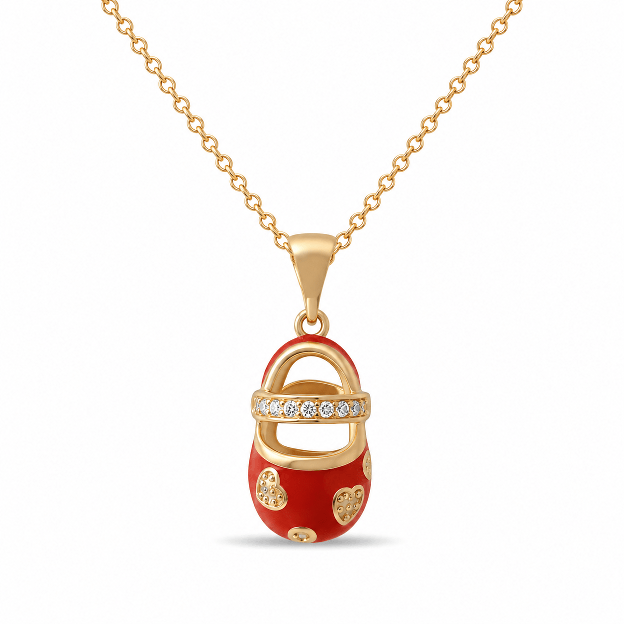 14ct Gold Baby Shoe Pendant – Pendant Only - Kolié Fine Jewellery