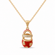 14ct Gold Baby Shoe Pendant – Pendant Only - Kolié Fine Jewellery