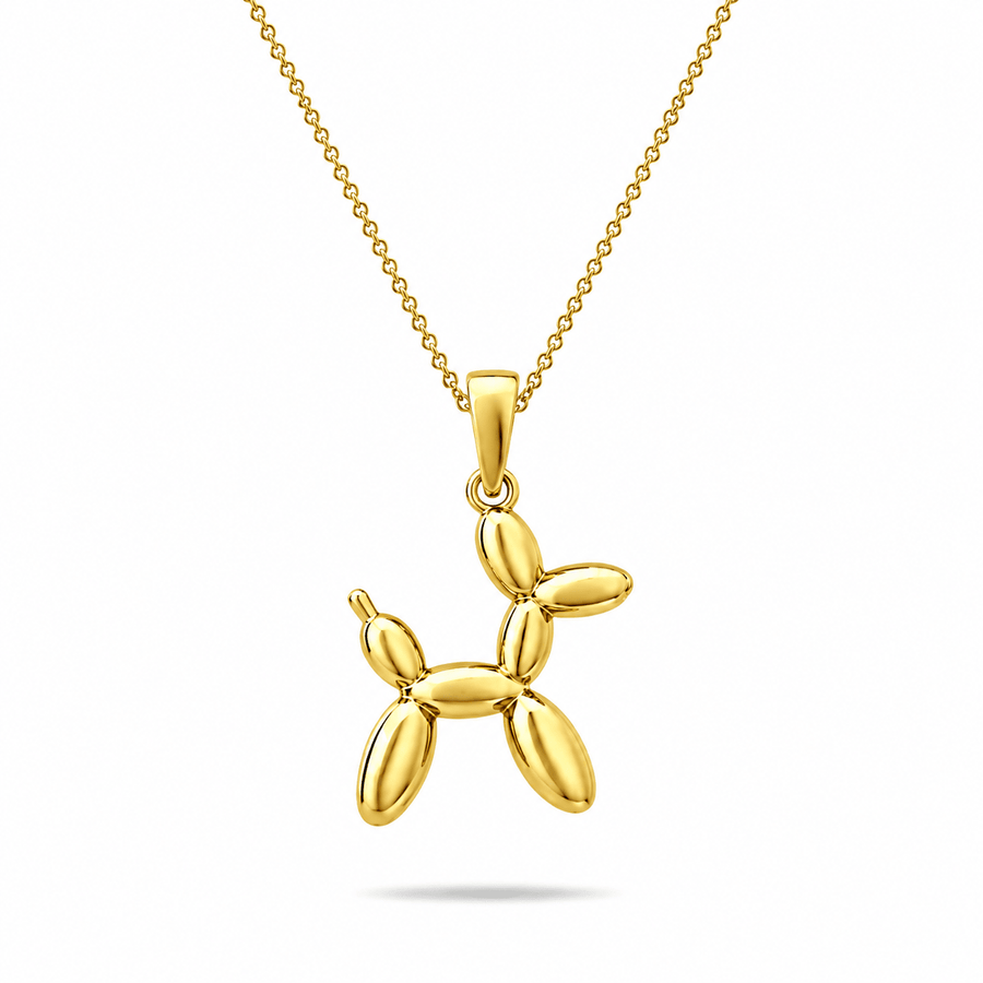14ct Gold Balloon Dog Pendant – Pendant Only - Kolié Fine Jewellery
