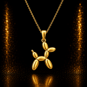 14ct Gold Balloon Dog Pendant – Pendant Only - Kolié Fine Jewellery
