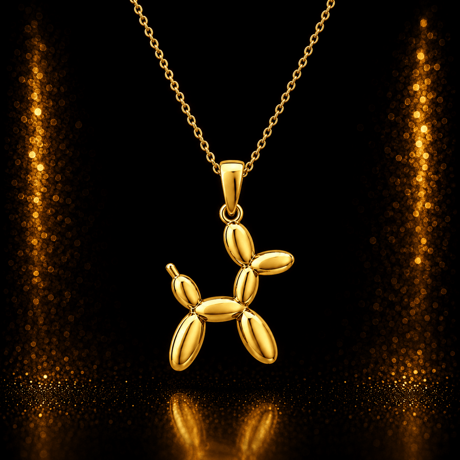 14ct Gold Balloon Dog Pendant – Pendant Only - Kolié Fine Jewellery