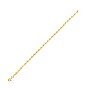 14ct Gold Bamboo Link Bracelet - Kolié Fine Jewellery