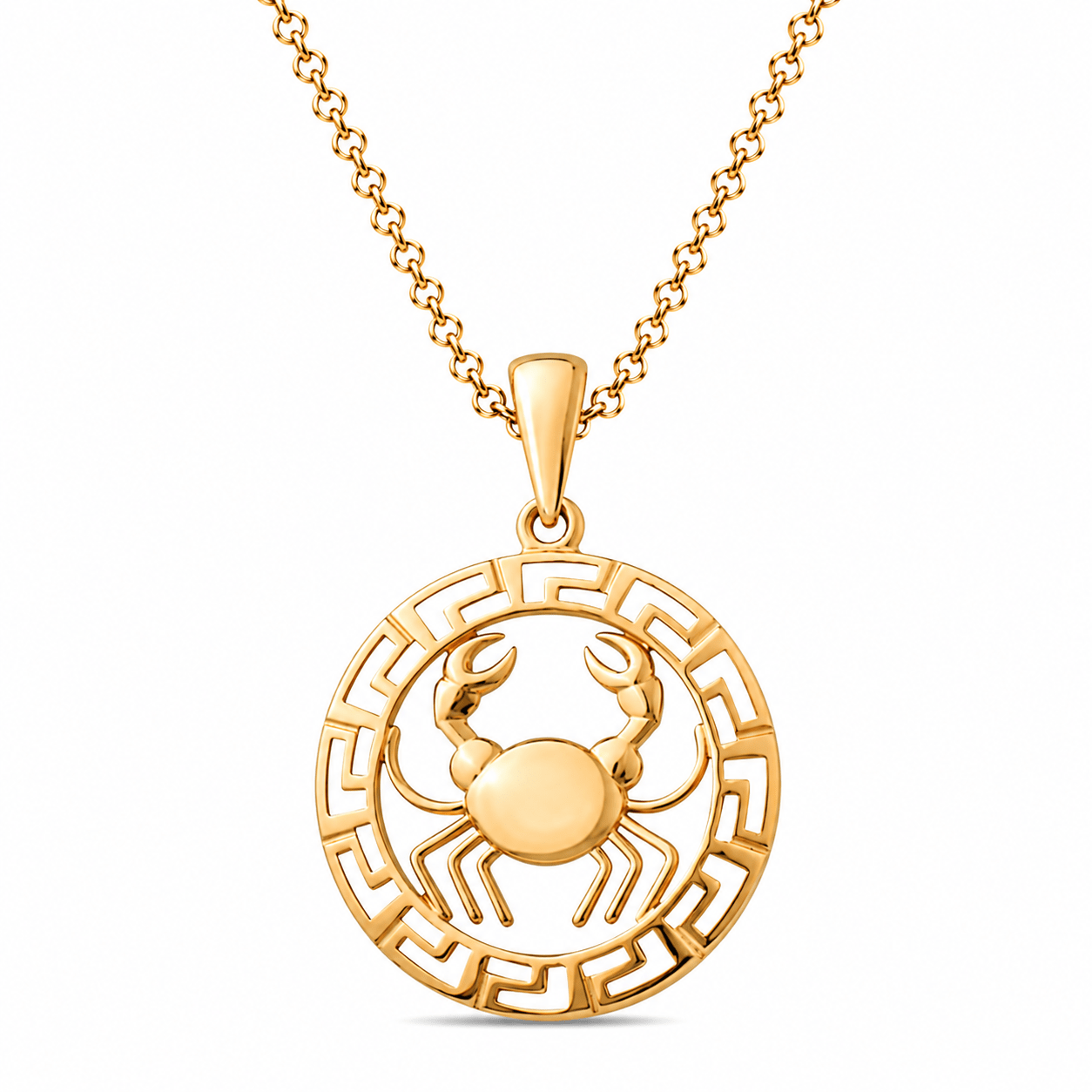 14ct Gold Cancer Zodiac Pendant – Pendant Only - Kolié Fine Jewellery