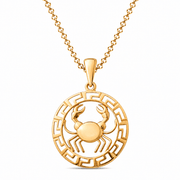 14ct Gold Cancer Zodiac Pendant – Pendant Only - Kolié Fine Jewellery