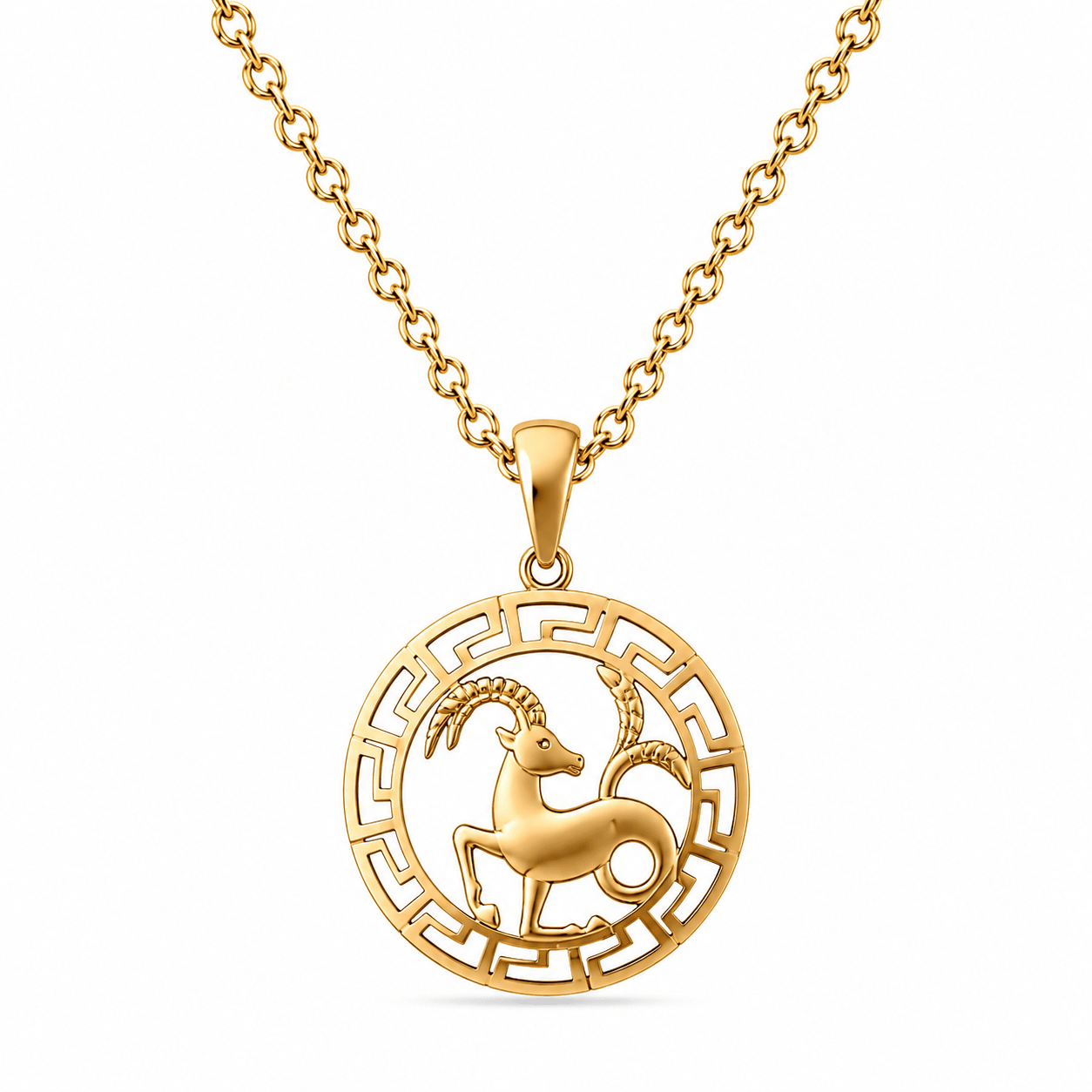 14ct Gold Capricorn Zodiac Pendant – Pendant Only - Kolié Fine Jewellery