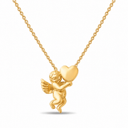 14ct Gold Cherub Pendant – Pendant Only - Kolié Fine Jewellery