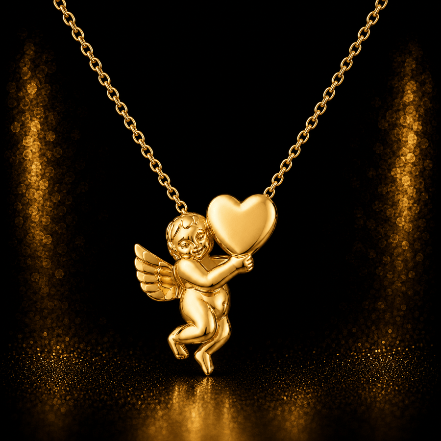 14ct Gold Cherub Pendant – Pendant Only - Kolié Fine Jewellery