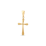 14ct Gold Cross Pendant – Elegant Religious Charm for Women - Pendant Only - Kolié