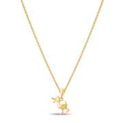 14ct Gold Duck Pendant – Cute Animal Charm - Pendant Only - Kolié