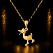 14ct Gold Duck Pendant – Pendant Only - Kolié Fine Jewellery