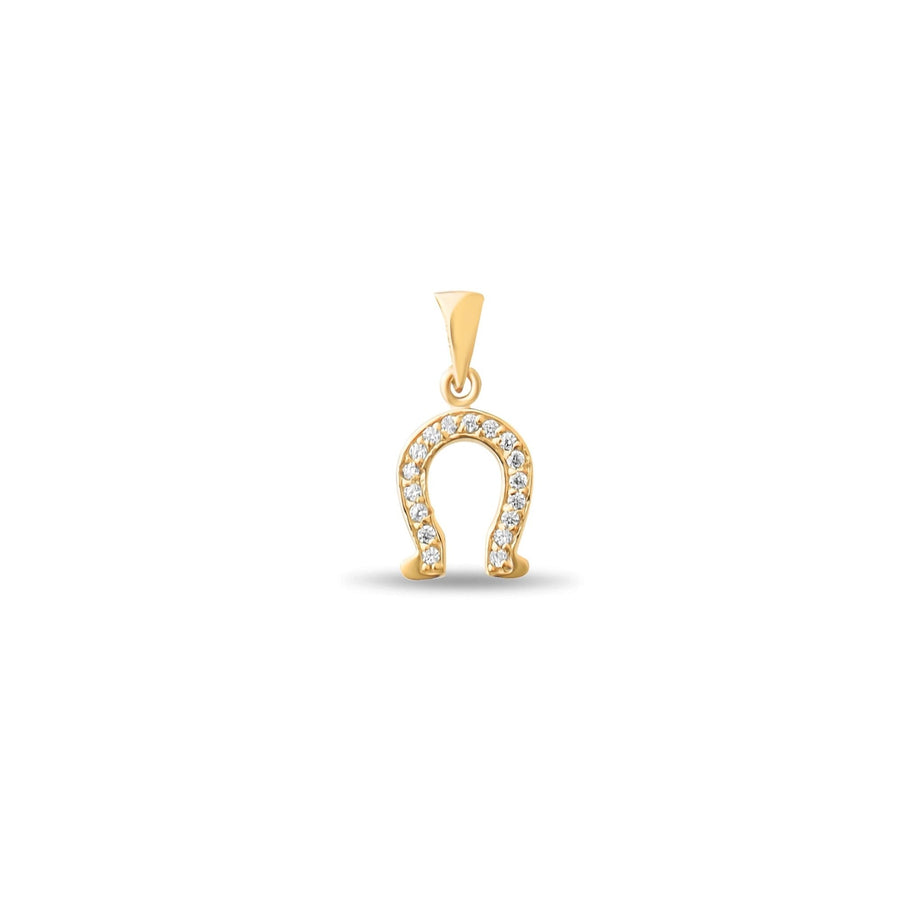 14ct Gold Horseshoe Pendant – Lucky Charm - Pendant Only - Kolié