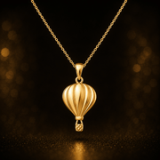 14ct Gold Hot Air Balloon Pendant – Pendant Only - Kolié Fine Jewellery