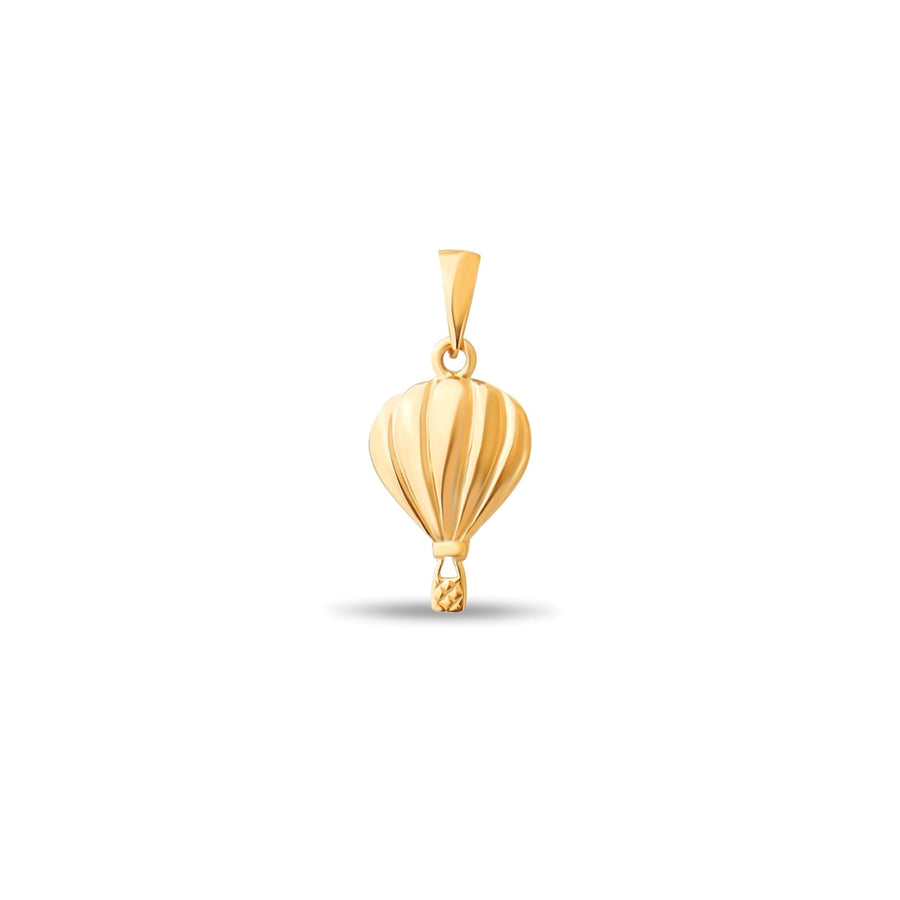 14ct Gold Hot Air Balloon Pendant – Unique Charm - Pendant Only - Kolié