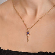 14ct Gold Key of Edinburgh Pendant - Kolié Fine Jewellery