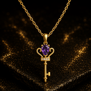 14ct Gold Key of Edinburgh Pendant - Kolié Fine Jewellery