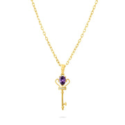 14ct Gold Key of Edinburgh Pendant - Kolié Fine Jewellery