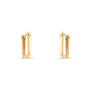 14ct Gold Minimalist Hoop Earrings for Women – Sleek and Modern Design - Kolié