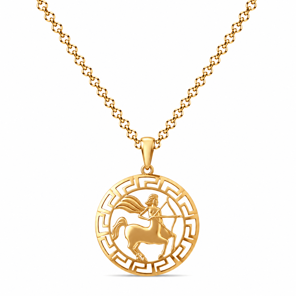 14ct Gold Sagittarius Zodiac Pendant – Pendant Only - Kolié Fine Jewellery