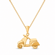 14ct Gold Scooter Pendant – Pendant Only - Kolié Fine Jewellery