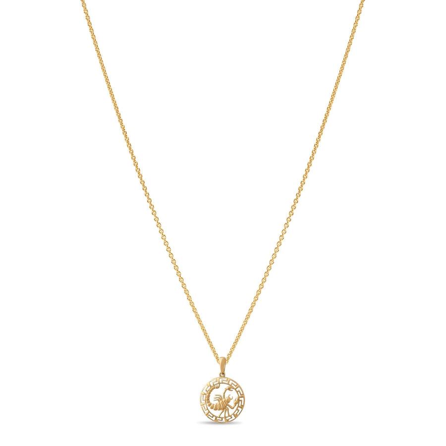 14ct Gold Scorpio Zodiac Pendant – Astrology Gift for Women - Pendant Only - Kolié