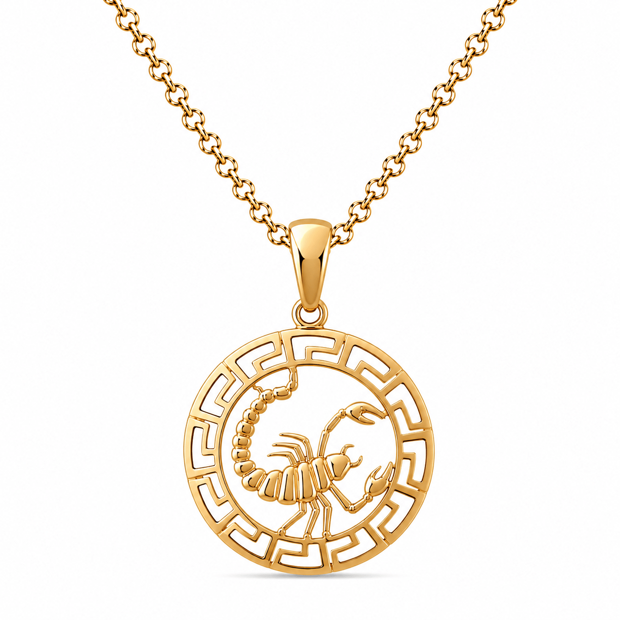 14ct Gold Scorpio Zodiac Pendant – Pendant Only - Kolié Fine Jewellery