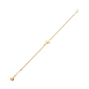 14ct Gold Star Bracelet for Women | Delicate Adjustable Gold Chain | Celestial - Themed Jewellery Gift - Kolié