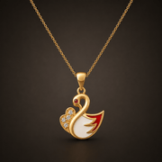 14ct Gold Swan Pendant – Pendant Only - Kolié Fine Jewellery