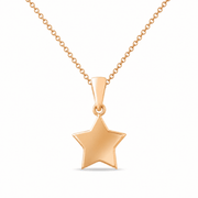 14ct Gold Tiny Star Pendant – Pendant Only - Kolié Fine Jewellery
