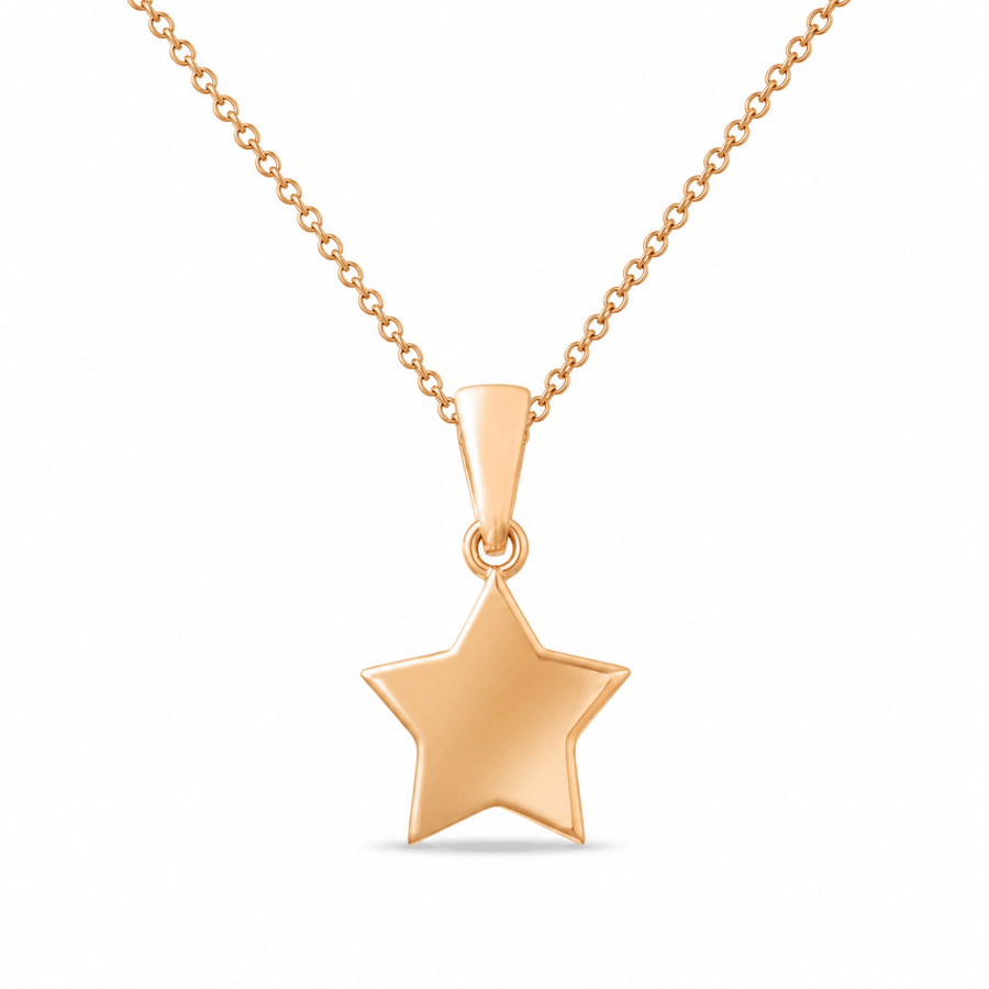 14ct Gold Tiny Star Pendant – Pendant Only - Kolié Fine Jewellery