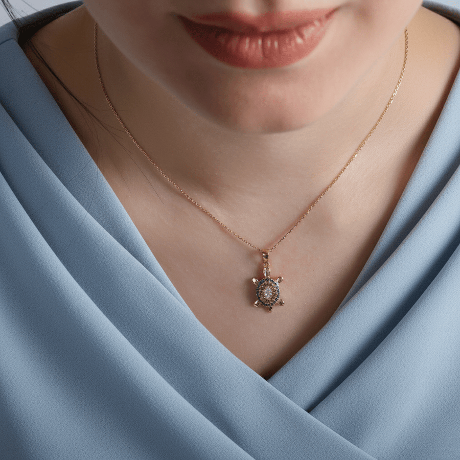 14ct Gold Turtle Pendant - Pendant Only - Kolié Fine Jewellery