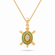 14ct Gold Turtle Pendant - Pendant Only - Kolié Fine Jewellery