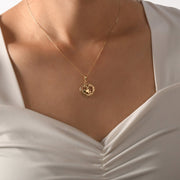 14ct Gold Virgo Zodiac Pendant – Pendant Only - Kolié Fine Jewellery