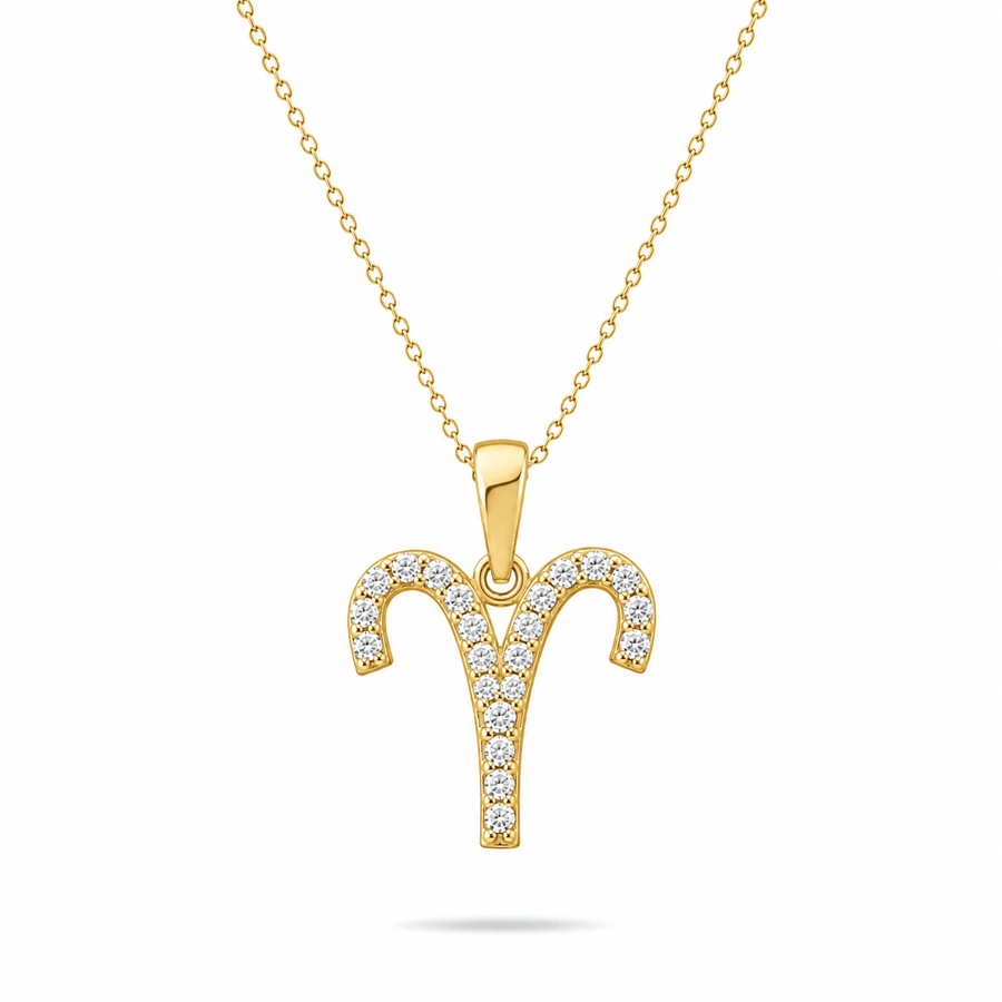 14ct Gold Zodiac Pendant Necklace - Pendant Only - Kolié Fine Jewellery