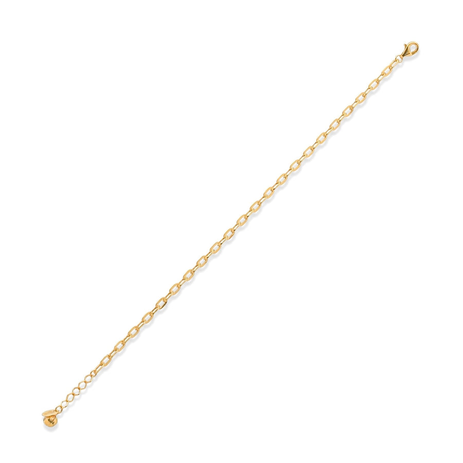 14ct Solid Gold Cable Link Bracelet for Women - Elegant Yellow Gold Design - Kolié