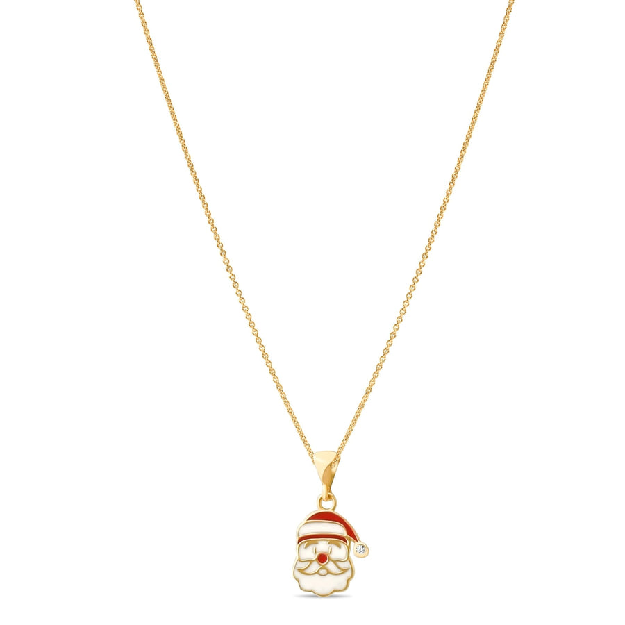 14ct Solid Gold Santa Claus Pendant | Christmas Gift | Pendant Only - Kolié