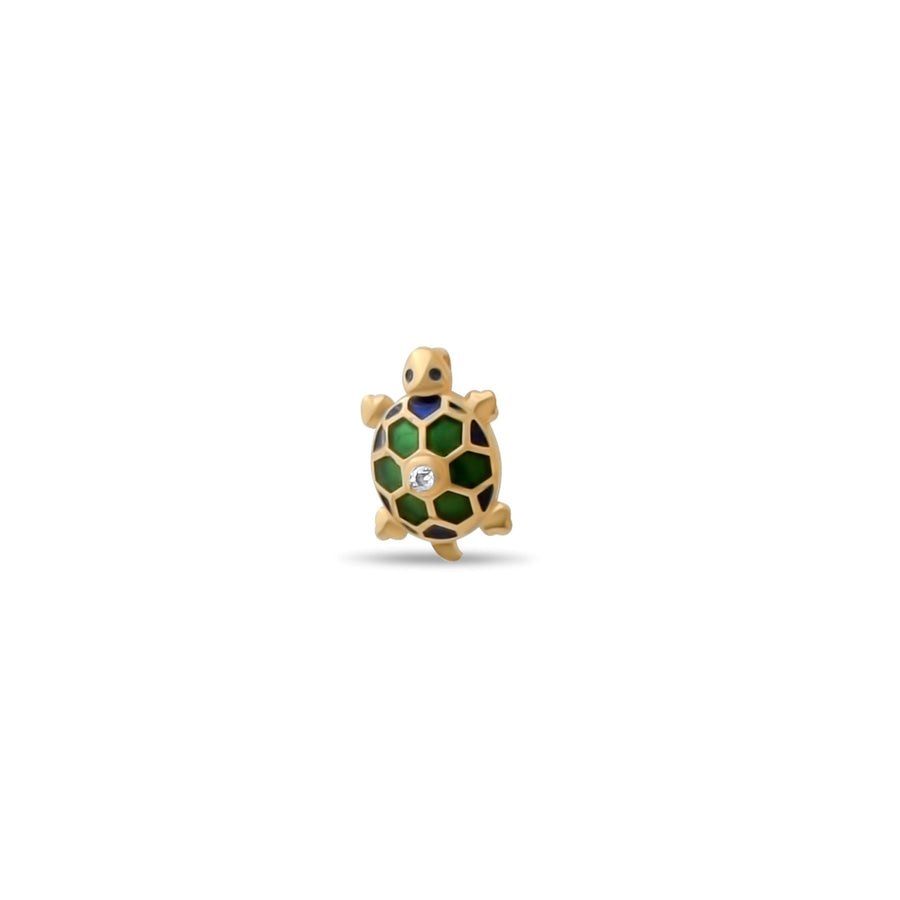 14ct Solid Gold Turtle Pendant – Pendant Only - Kolié Fine Jewellery