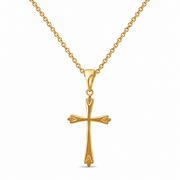 14ct Yellow Gold Cross Pendant Necklace – Pendant Only - Kolié Fine Jewellery