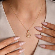 14ct Yellow Gold Diamond Cut Tree of Life Pendant - Pendant Only - Kolié Fine Jewellery