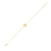 14ct Yellow Gold Tree of Life Bracelet with Cubic Zirconia - Kolié Fine Jewellery