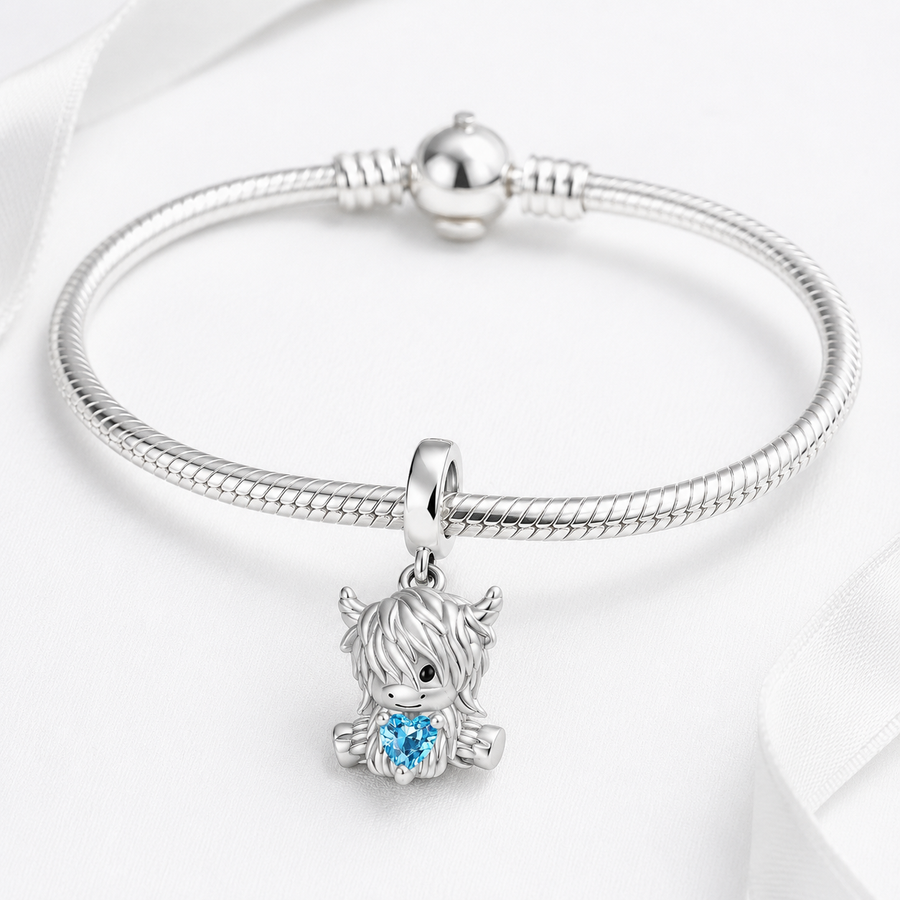 925 Sterling Silver Plated Scottish Bracelet Charms