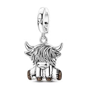 925 Sterling Silver Plated Scottish Bracelet Charms - Kolié Fine Jewellery
