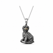 9ct Gold Greyfriars Bobby Pendant – Edinburgh’s Loyal Dog by Kolié Fine Jewellery - Kolié Fine Jewellery
