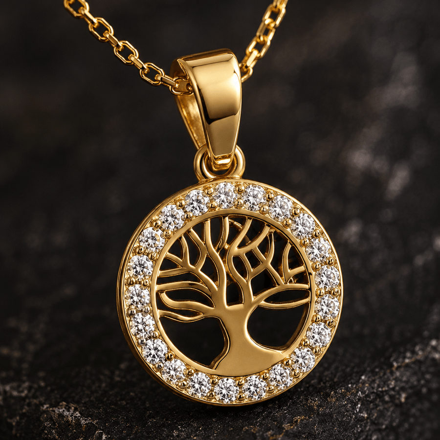 9ct Gold Tree of Life Pendant - Pendant Only - Kolié Fine Jewellery
