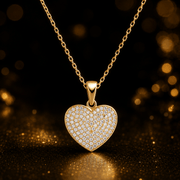 9ct Solid Gold Heart Pendant - Pendant Only - Kolié Fine Jewellery