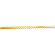 9ct Yellow Gold 10mm Square Curb Chain Bracelet - Kolié Fine Jewellery