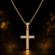9ct/14ct Gold Cross Pendant - Pendant Only - Kolié Fine Jewellery
